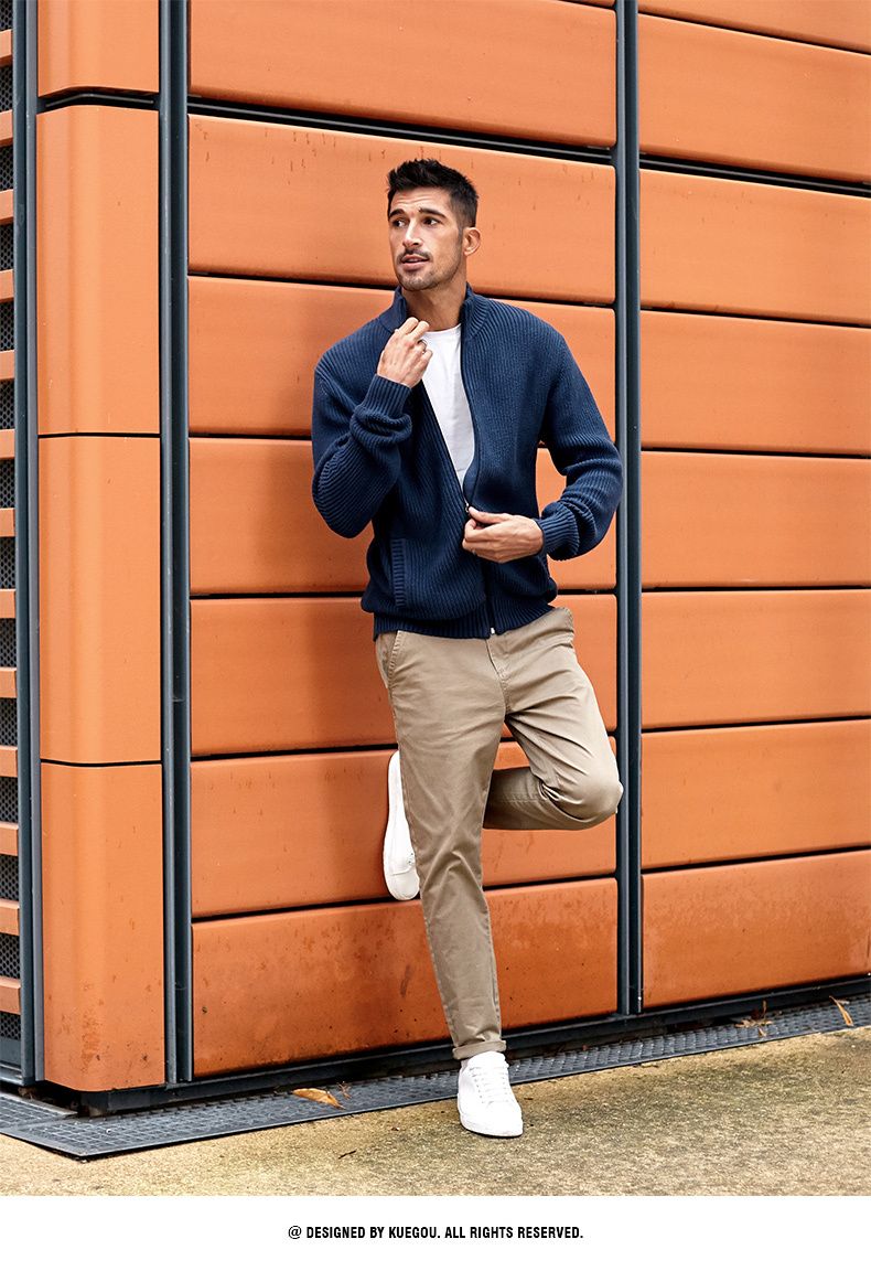 2024 half-high collar zipper sweater - MERGE.DAY.1.FREESTYLE