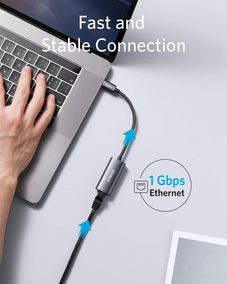 Anker <b>PowerExpand</b> USB-C to Gigabit Ethernet Adapter - MERGE.DAY.1.FREESTYLE
