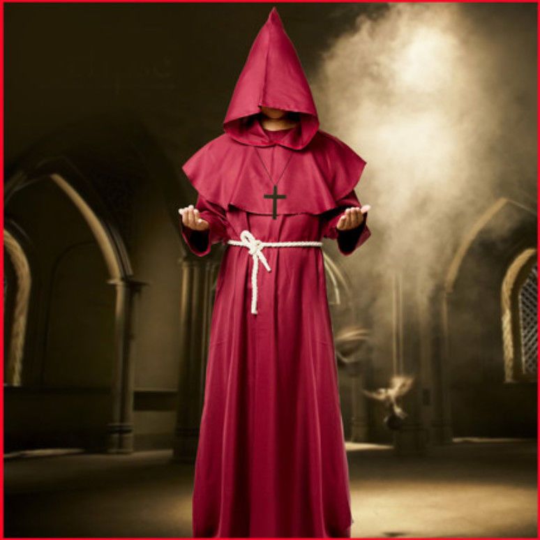 Halloween costume medieval monk cloak suit - MERGE.DAY.1.FREESTYLE