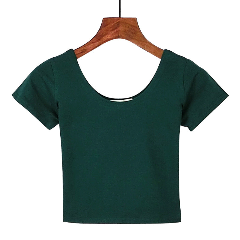 Tight navel-baring short-sleeved women's T-shirt - MERGE.DAY.1.FREESTYLE
