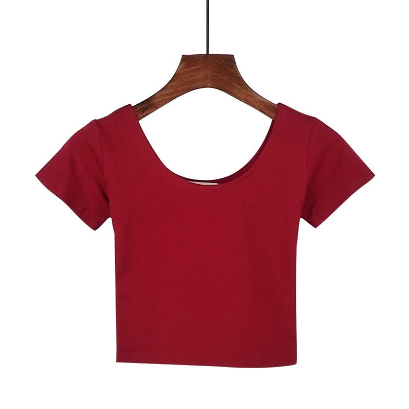 Tight navel-baring short-sleeved women's T-shirt - MERGE.DAY.1.FREESTYLE