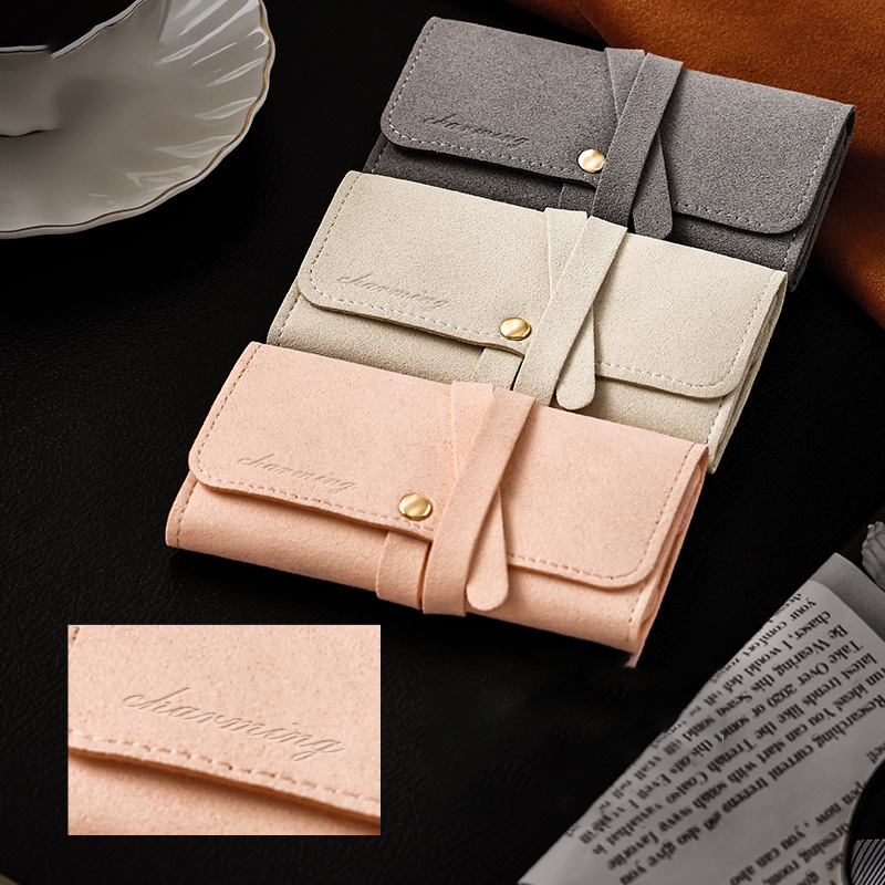 Portable multifunctional leather jewelry clutch bag - MERGE.DAY.1.FREESTYLE