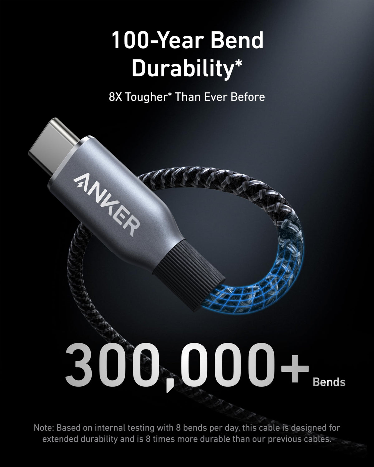 Anker Prime USB-C to USB-C Cable (240W, Upcycled-Braided) - MERGE.DAY.1.FREESTYLE