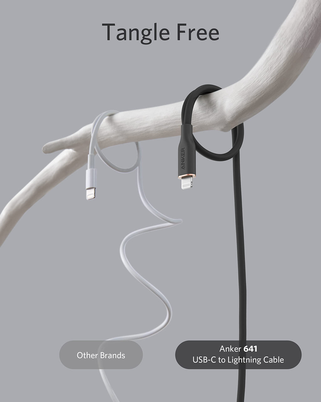 Anker <b>641</b> USB-C to Lightning Cable (Flow, Silicone) - MERGE.DAY.1.FREESTYLE
