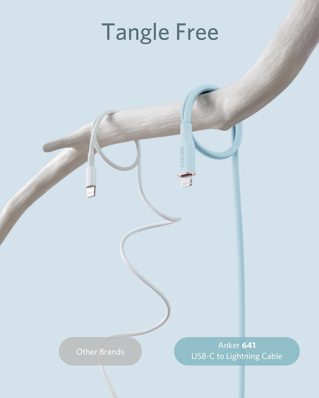 Anker <b>641</b> USB-C to Lightning Cable (Flow, Silicone) - MERGE.DAY.1.FREESTYLE