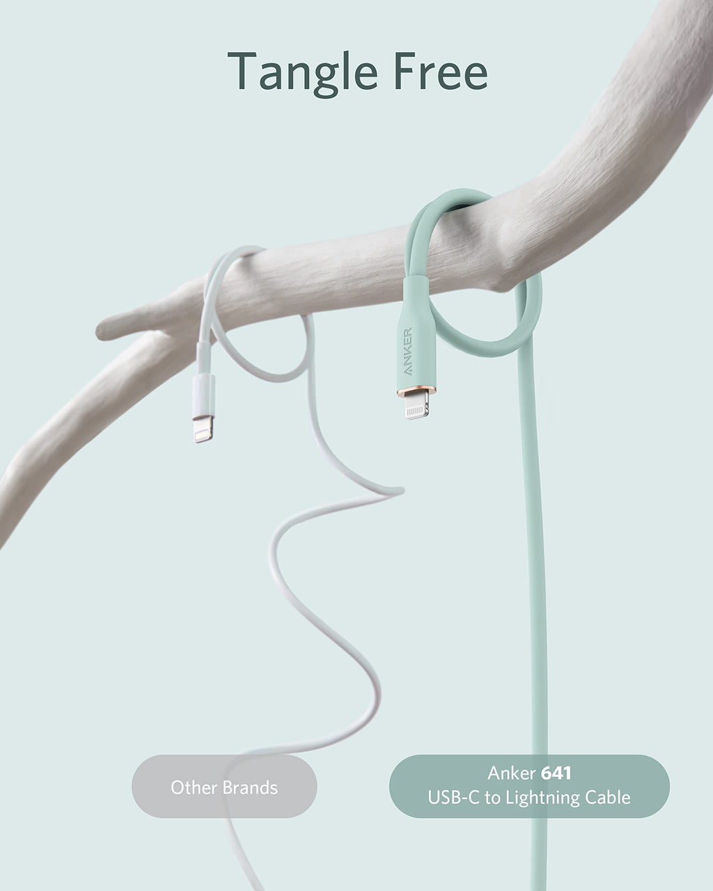 Anker <b>641</b> USB-C to Lightning Cable (Flow, Silicone) - MERGE.DAY.1.FREESTYLE