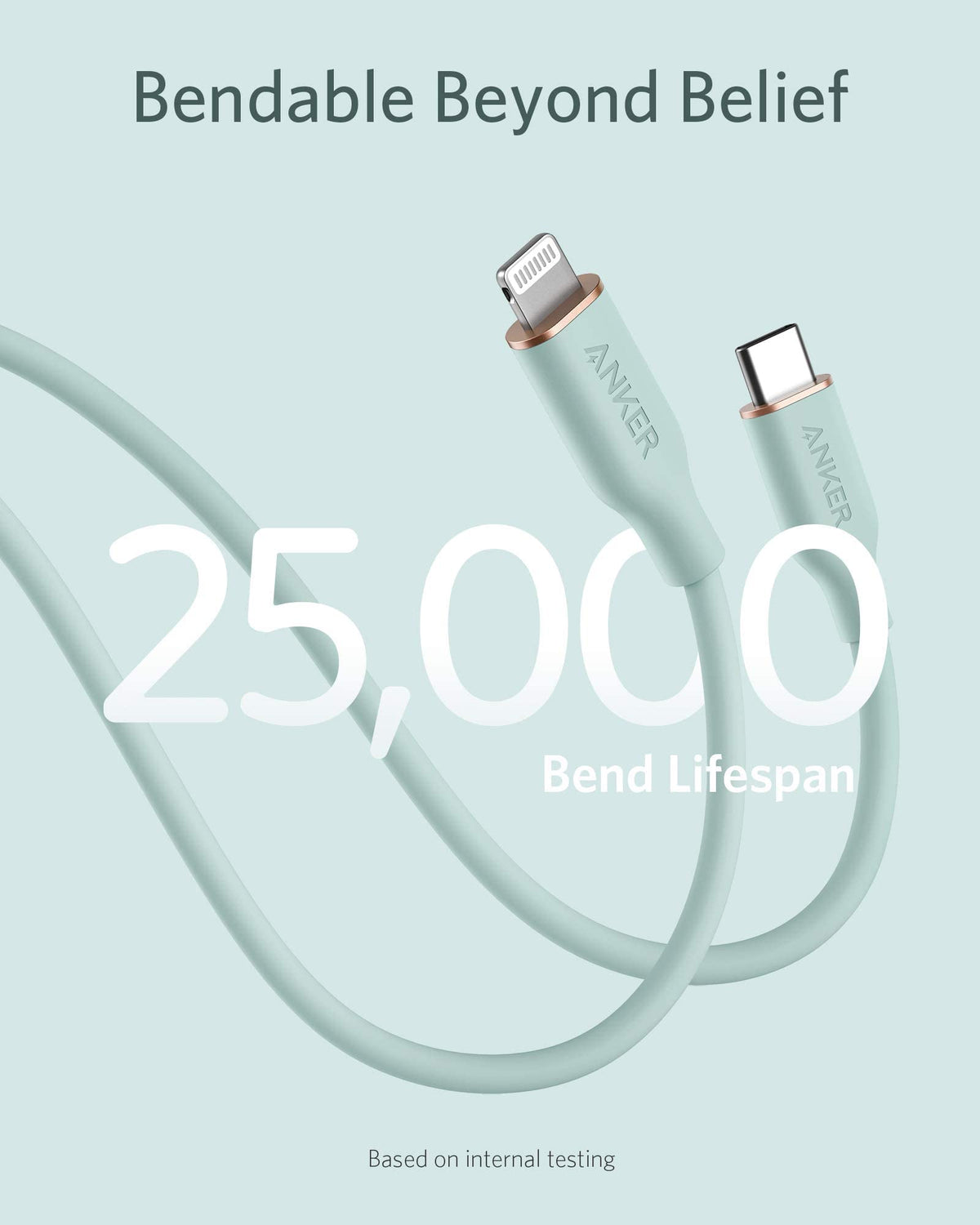 Anker <b>641</b> USB-C to Lightning Cable (Flow, Silicone) - MERGE.DAY.1.FREESTYLE