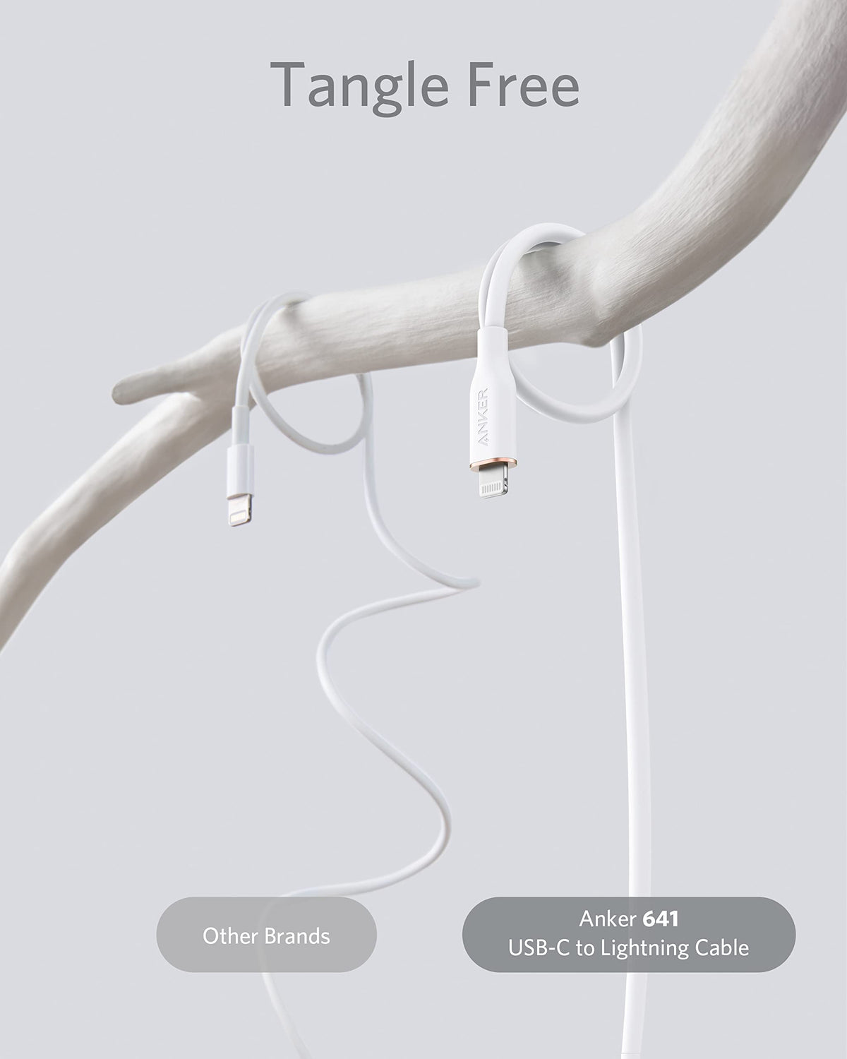 Anker <b>641</b> USB-C to Lightning Cable (Flow, Silicone) - MERGE.DAY.1.FREESTYLE