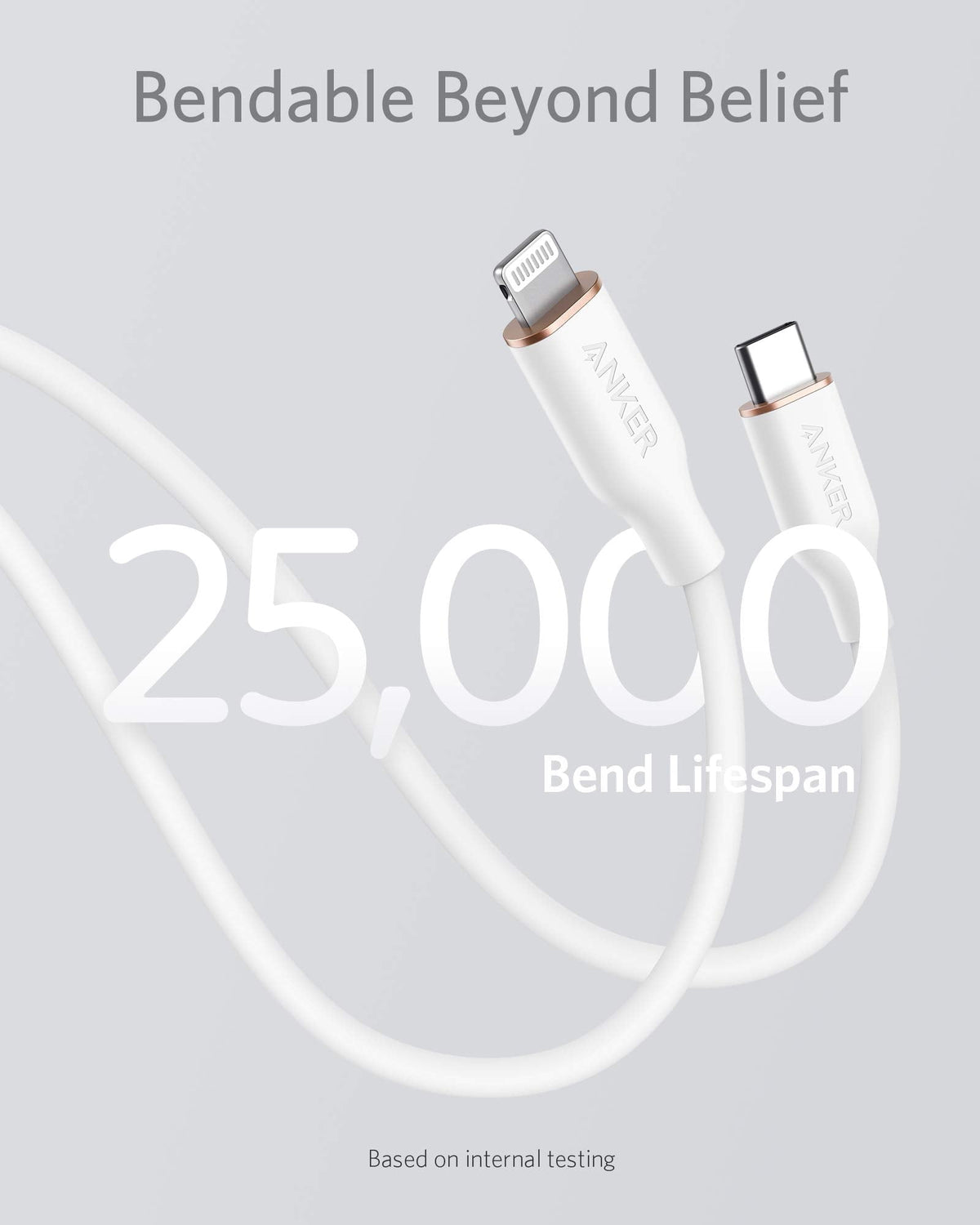 Anker <b>641</b> USB-C to Lightning Cable (Flow, Silicone) - MERGE.DAY.1.FREESTYLE