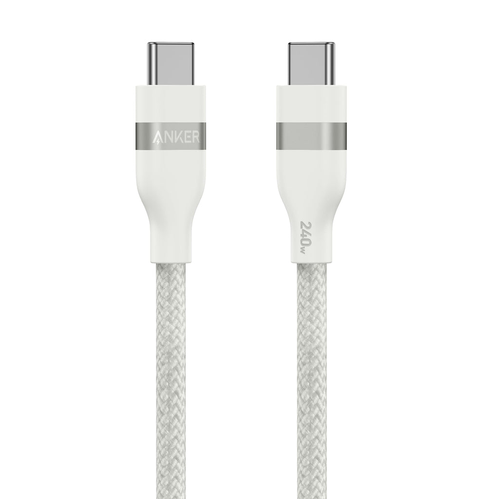 Anker USB-C to USB-C Cable (3 ft / 6 ft, 240W, Upcycled-Braided) - MERGE.DAY.1.FREESTYLE