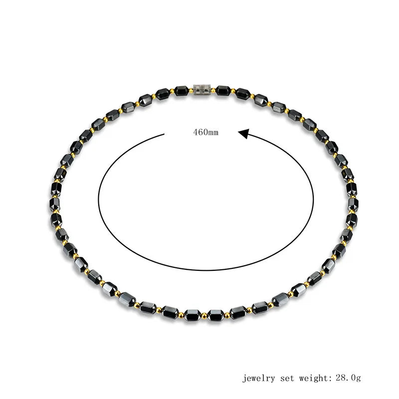 Hematite Necklac Jewelry - MERGE.DAY.1.FREESTYLE