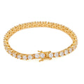 3mm4mm Tennis Chain Diamond Hip Hop One Row Bracelet - MERGE.DAY.1.FREESTYLE