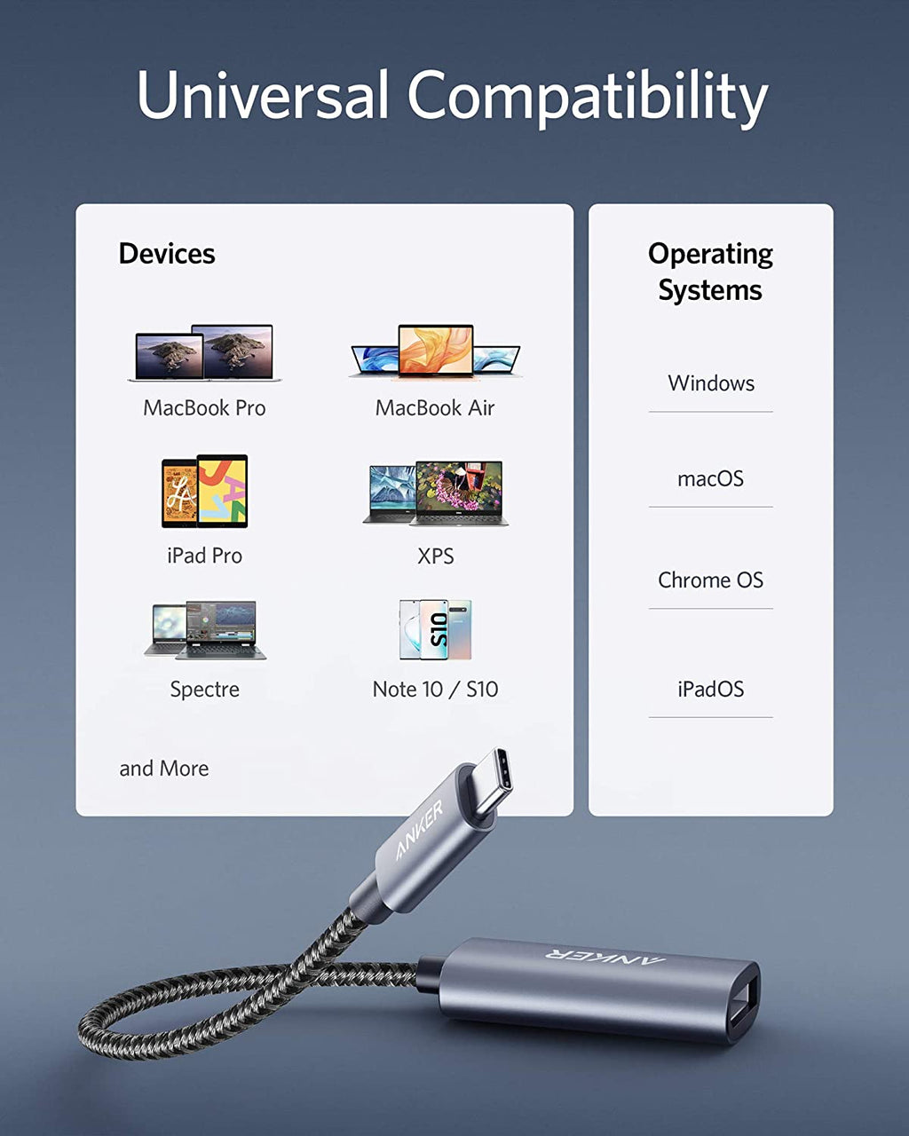 Anker <b>PowerExpand</b> USB-C to DisplayPort Adapter - MERGE.DAY.1.FREESTYLE