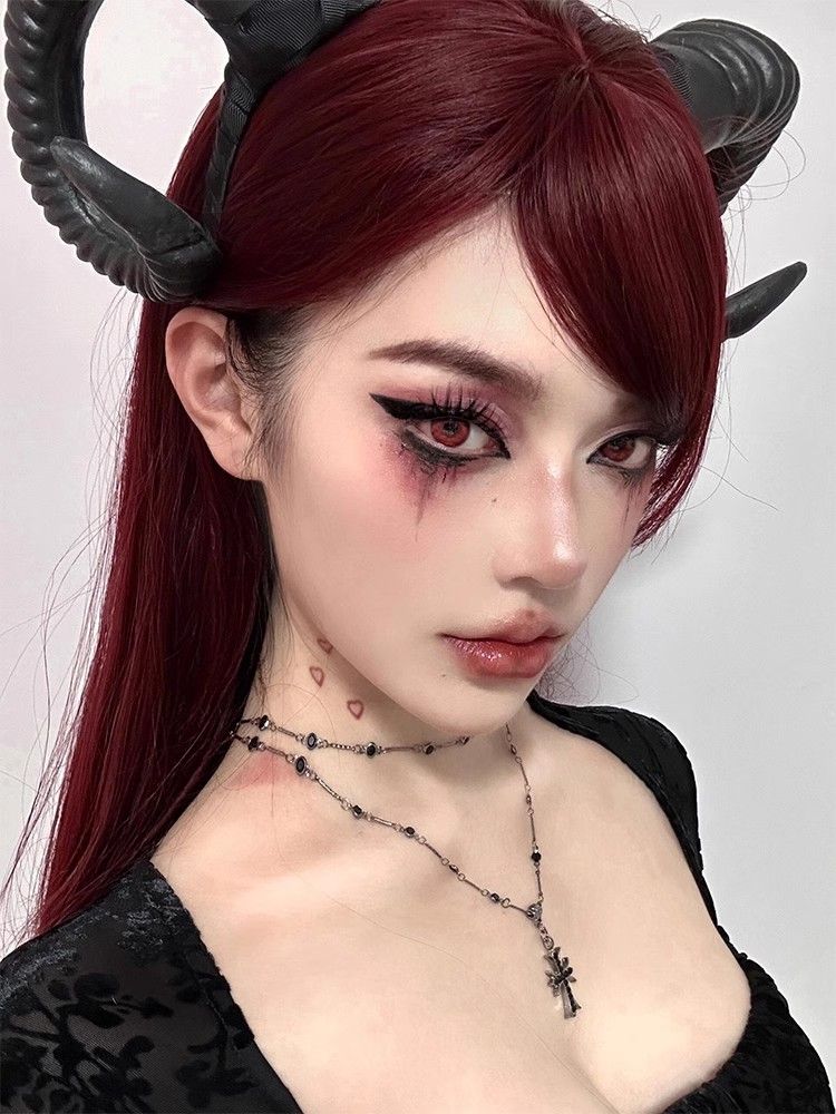 Halloween retro devil horn headdress - MERGE.DAY.1.FREESTYLE