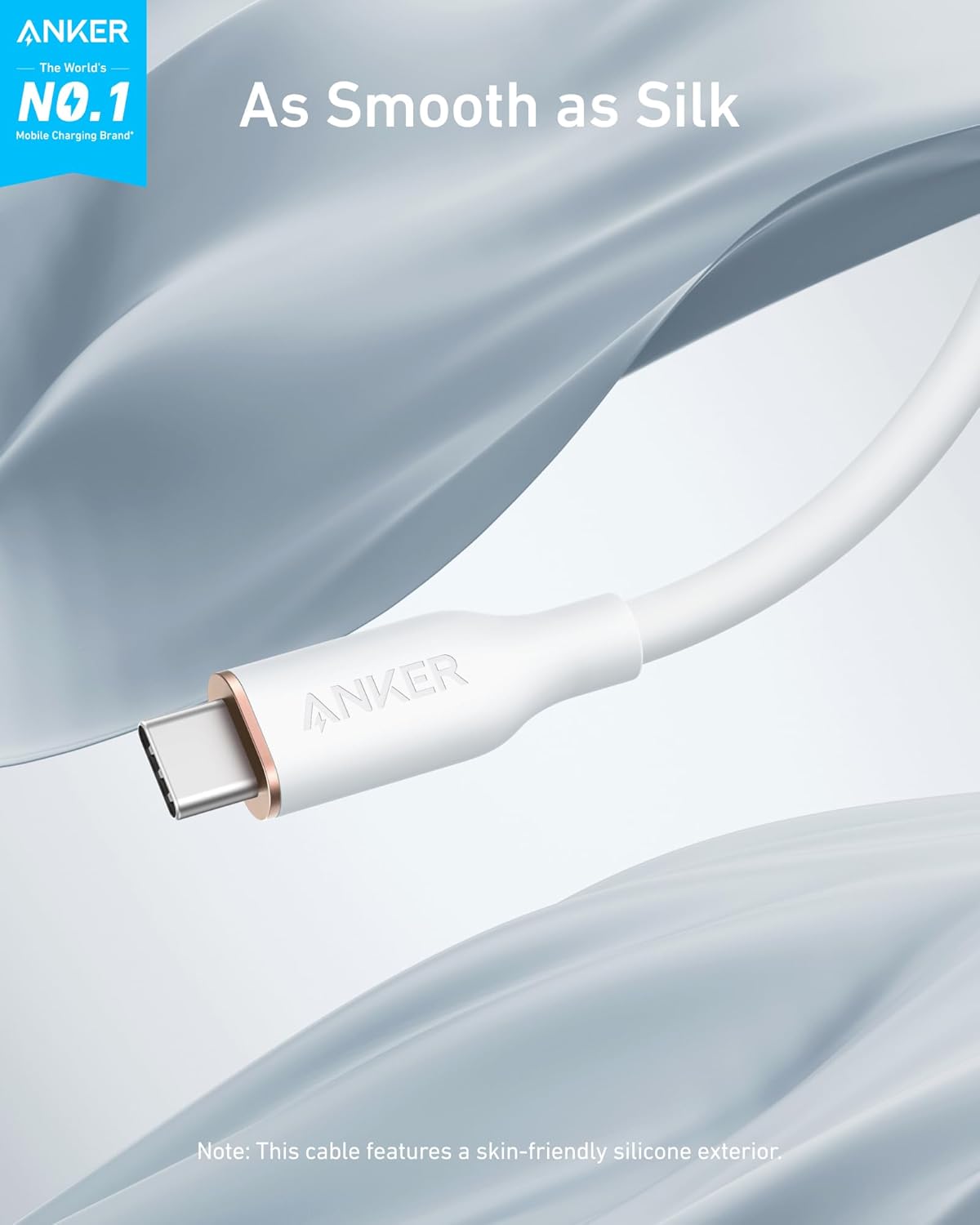 Anker <b>643</b> USB-C to USB-C Cable (Flow, Silicone) - MERGE.DAY.1.FREESTYLE
