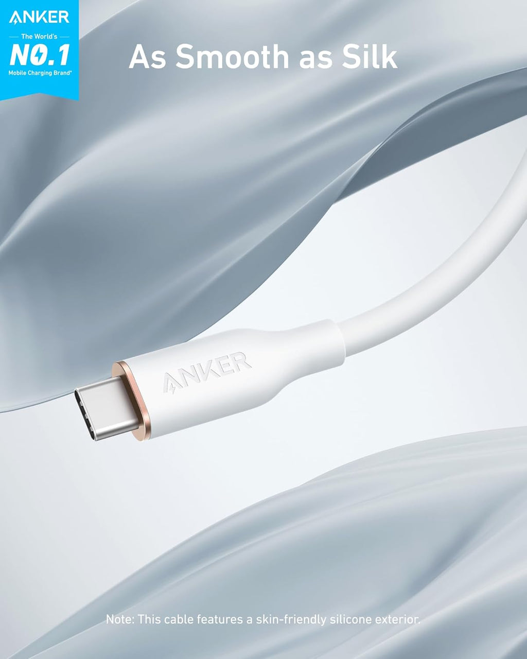 Anker <b>643</b> USB-C to USB-C Cable (Flow, Silicone) - MERGE.DAY.1.FREESTYLE