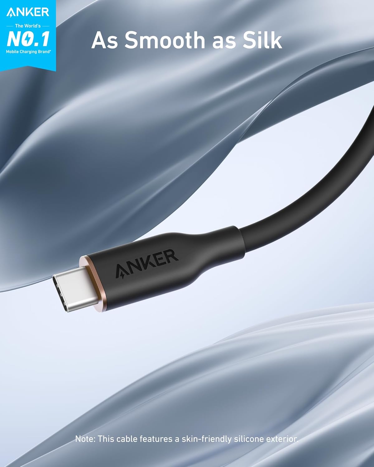 Anker <b>643</b> USB-C to USB-C Cable (Flow, Silicone) - MERGE.DAY.1.FREESTYLE