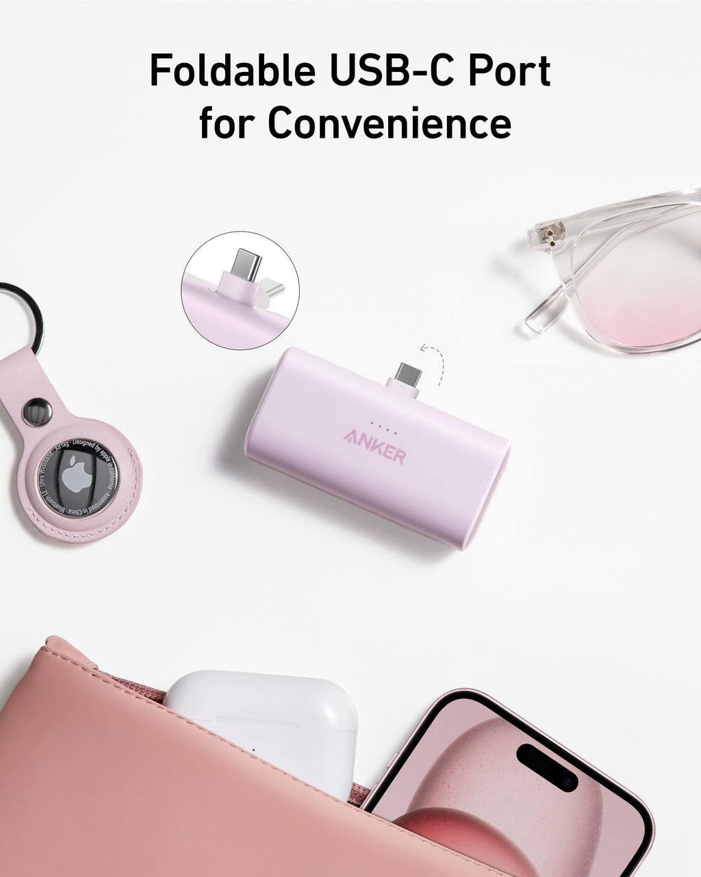 Anker Nano Power Bank (22.5W, Built-In USB-C Connector) - MERGE.DAY.1.FREESTYLE