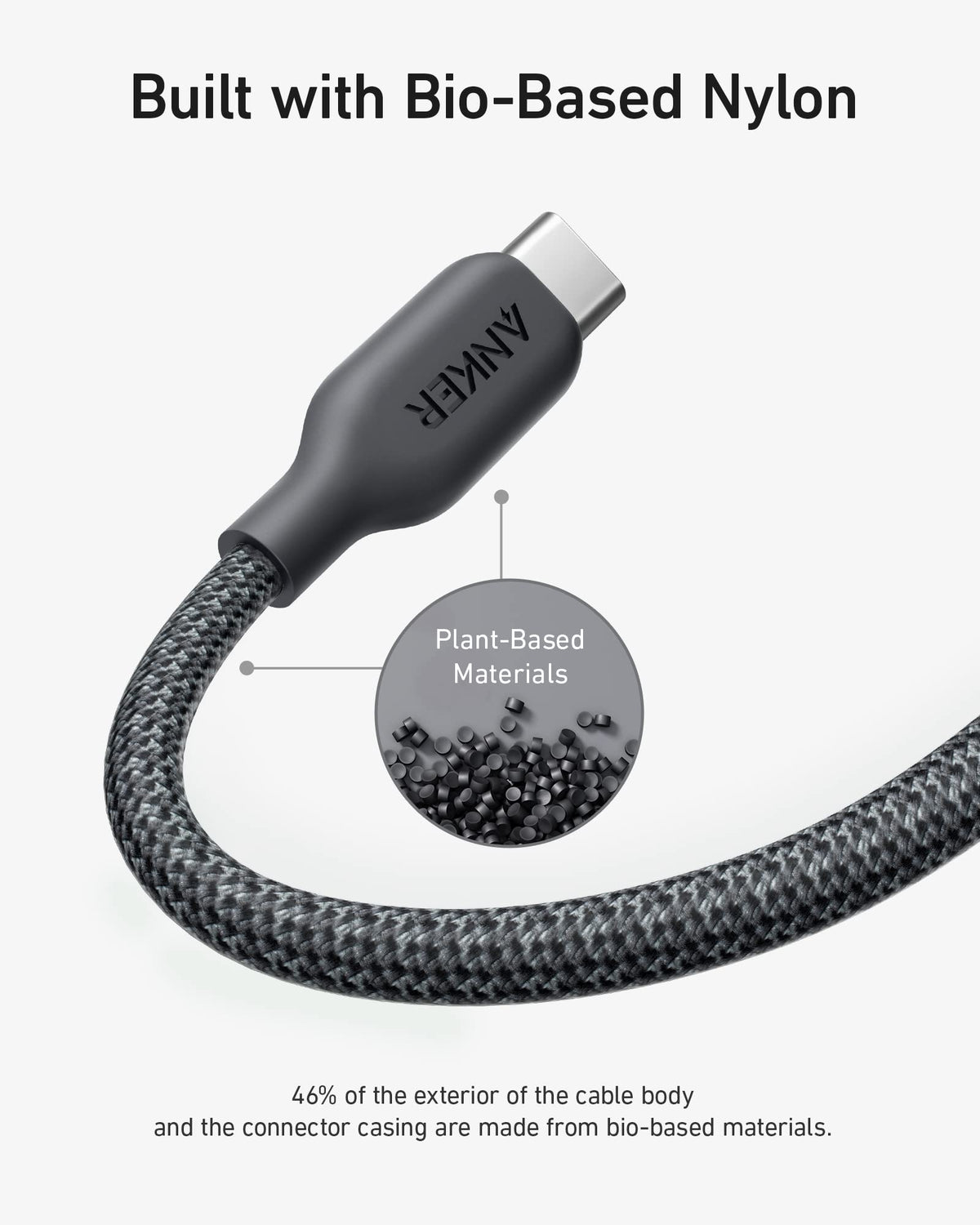 Anker <b>543</b> USB C to USB C Cable (240W, 10 ft) - MERGE.DAY.1.FREESTYLE