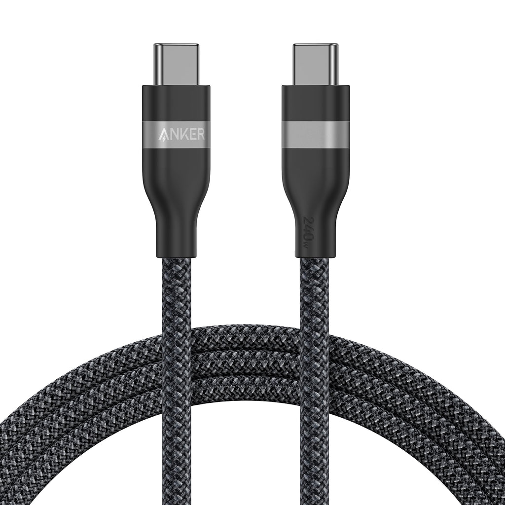 Anker USB-C to USB-C Cable (3 ft / 6 ft, 240W, Upcycled-Braided) - MERGE.DAY.1.FREESTYLE