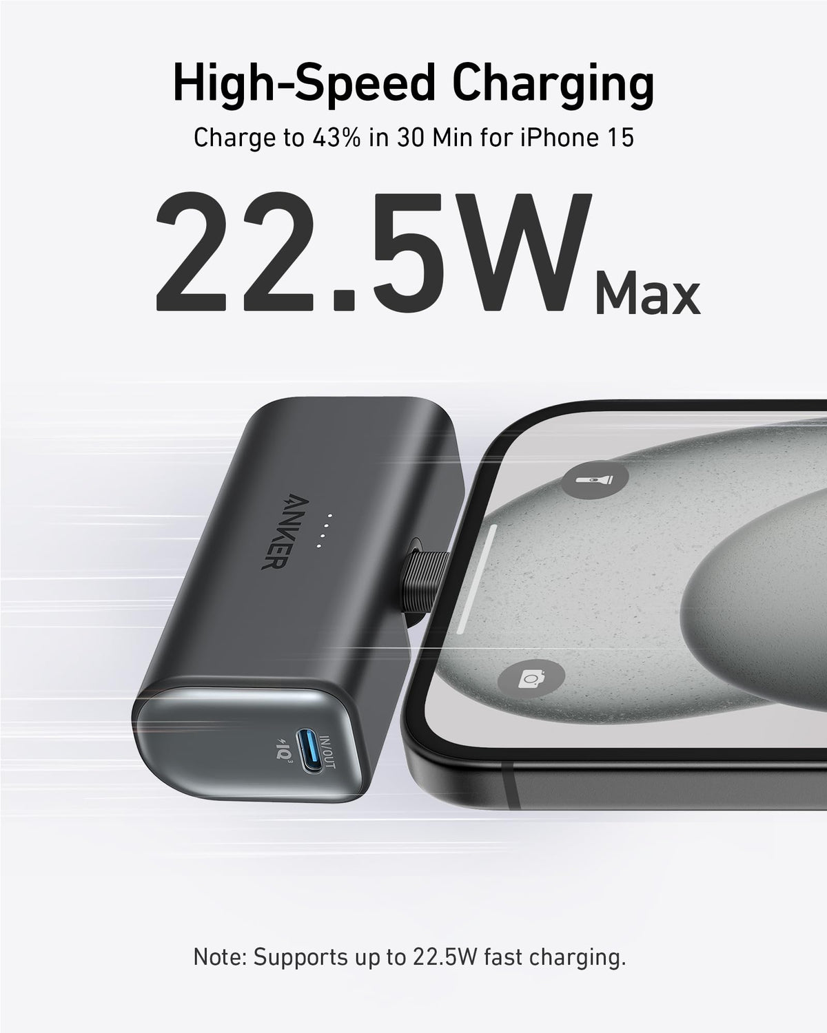 Anker Nano Power Bank (22.5W, Built-In USB-C Connector) - MERGE.DAY.1.FREESTYLE