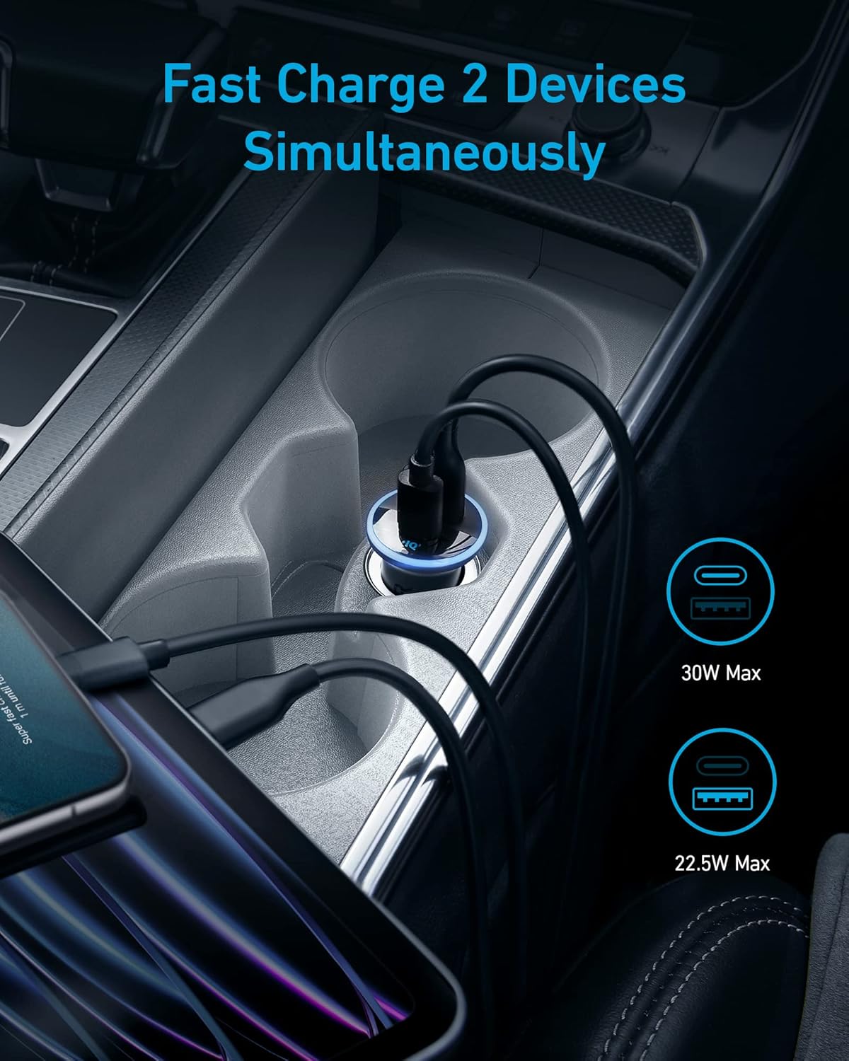 Anker <b>323</b> Car Charger (52.5W) - MERGE.DAY.1.FREESTYLE