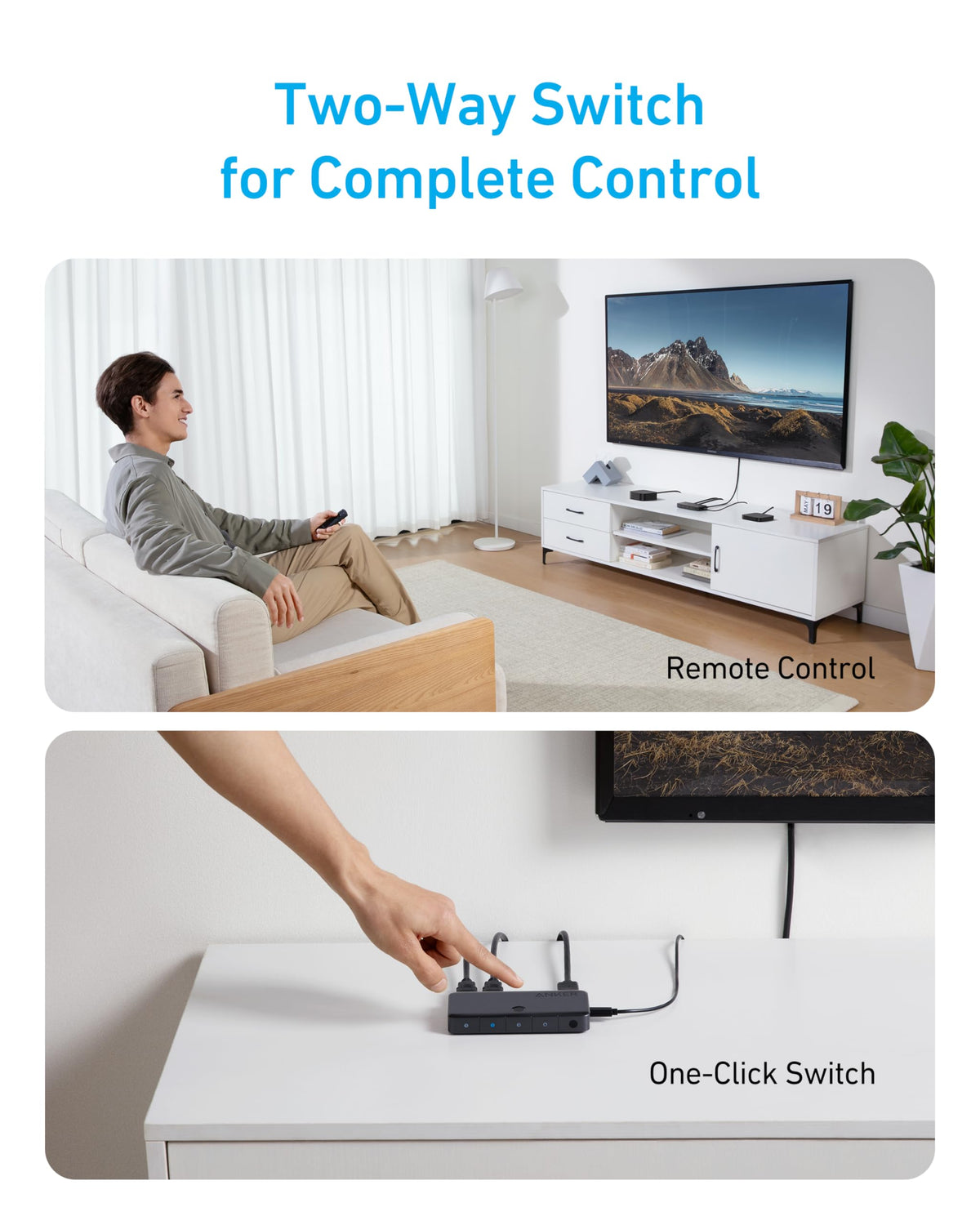 Anker HDMI Switch (4 in 1 Out, 4K HDMI) - MERGE.DAY.1.FREESTYLE