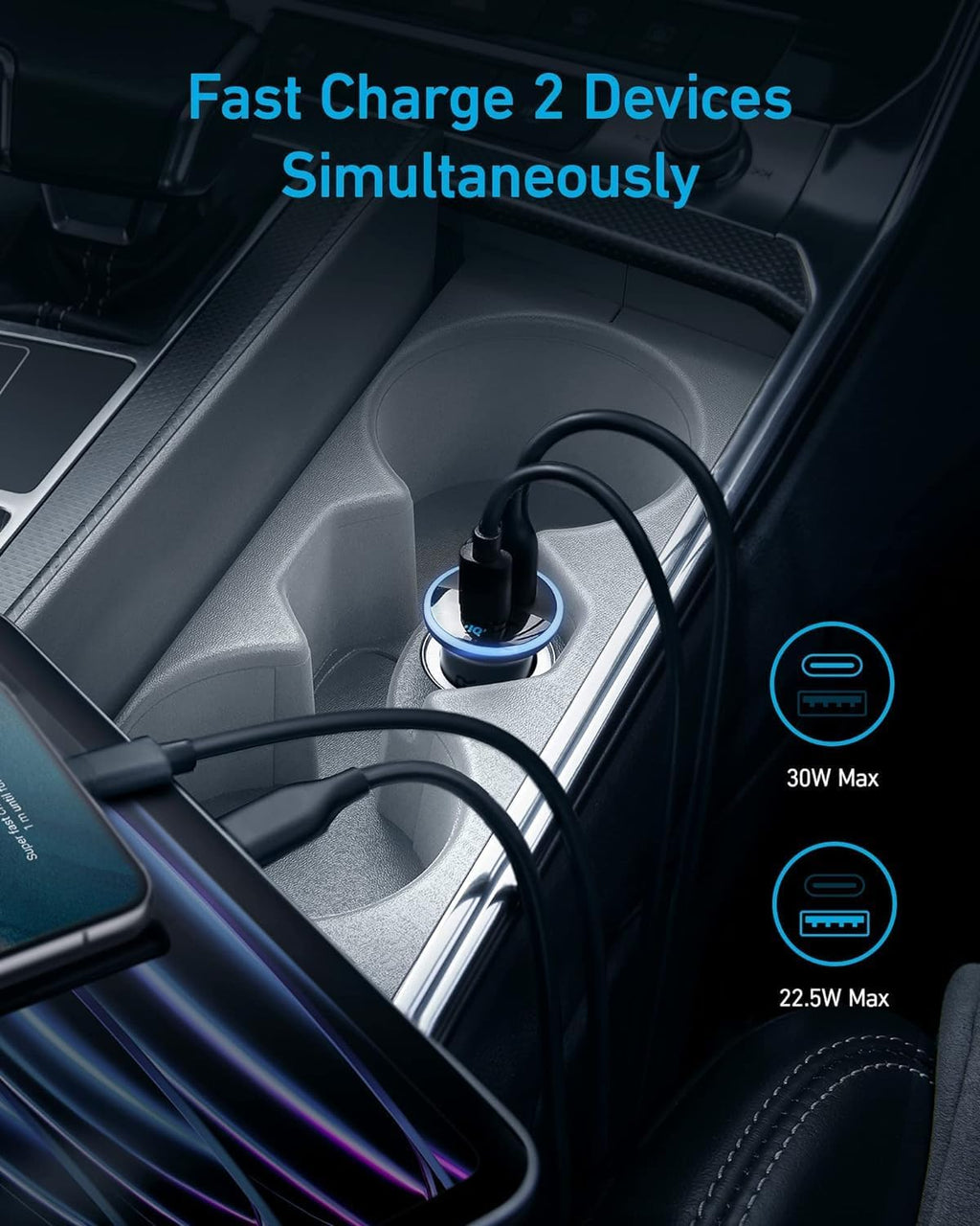 Anker <b>323</b> Car Charger (52.5 W) - MERGE.DAY.1.FREESTYLE