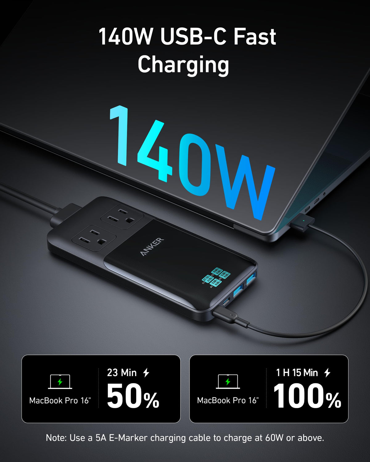 Anker Prime 6-in-1 Charging Station (140W) - MERGE.DAY.1.FREESTYLE
