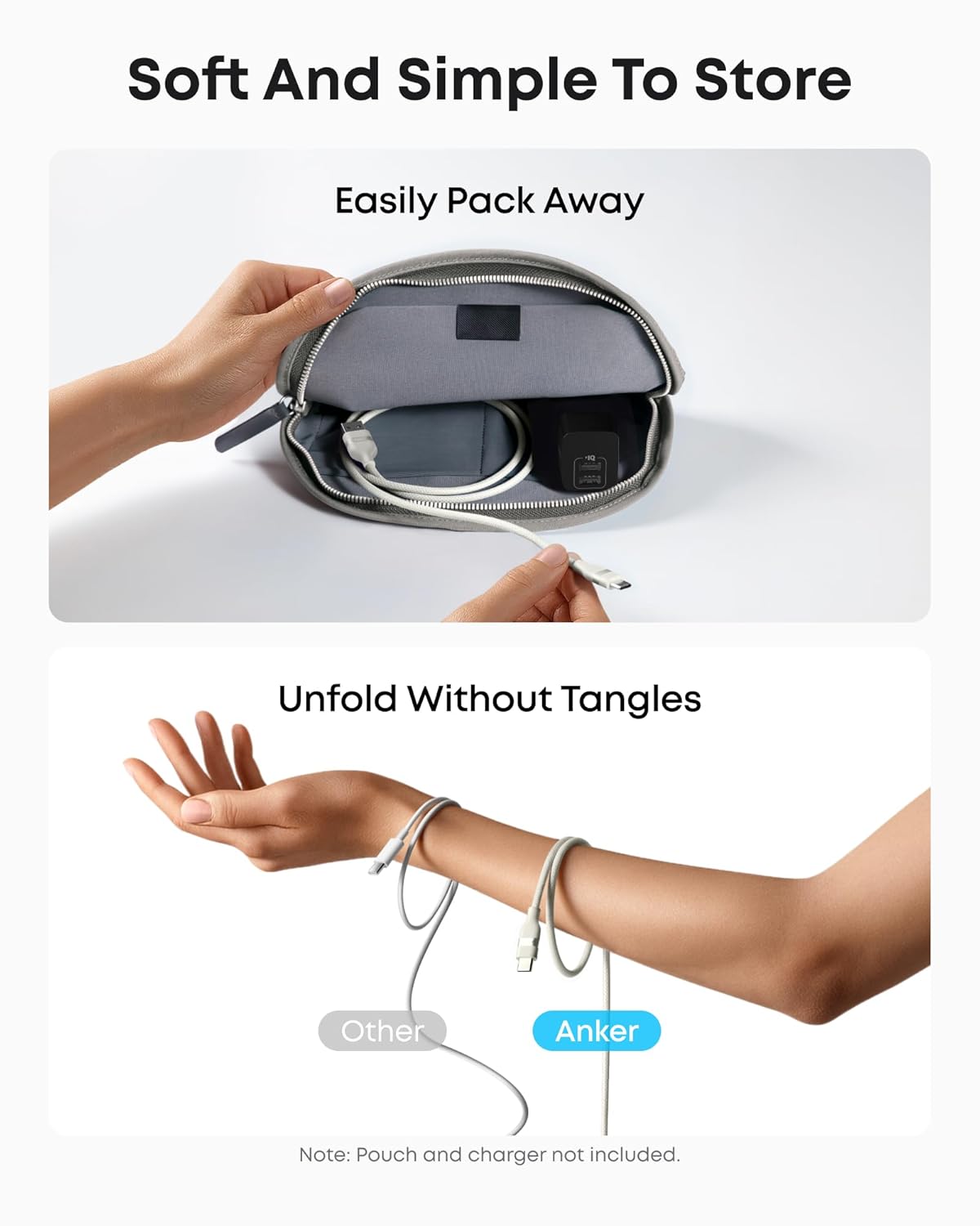 Anker USB-A to USB-C Cable (3 ft / 6 ft, Upcycled-Braided) - MERGE.DAY.1.FREESTYLE