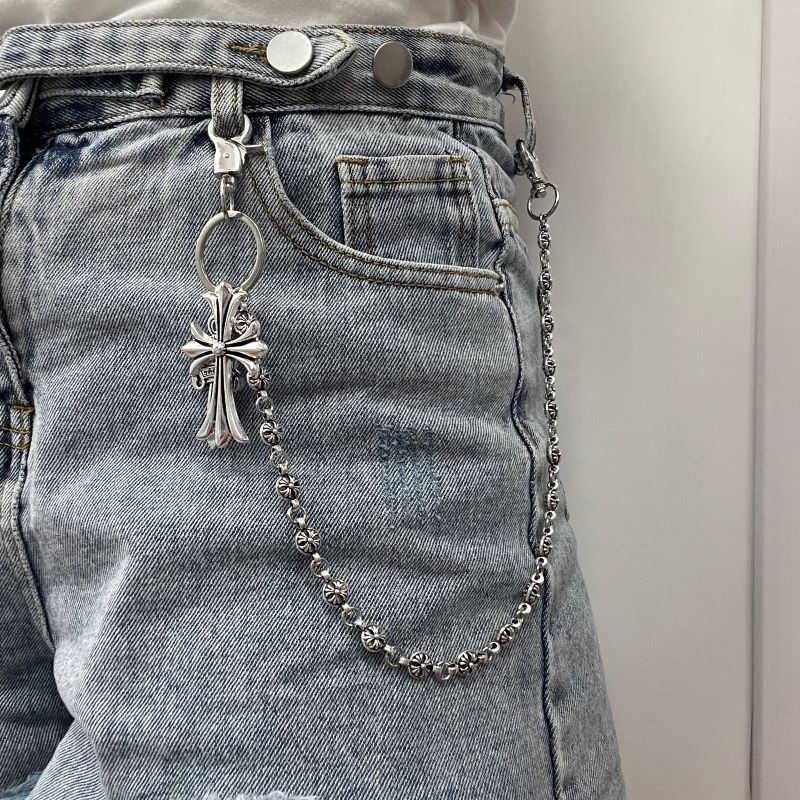 Retro cross dagger pants chain - MERGE.DAY.1.FREESTYLE