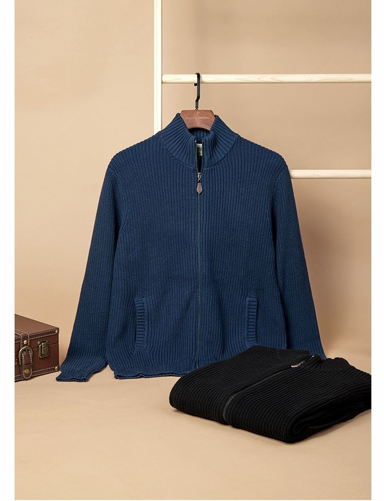 2024 half-high collar zipper sweater - MERGE.DAY.1.FREESTYLE