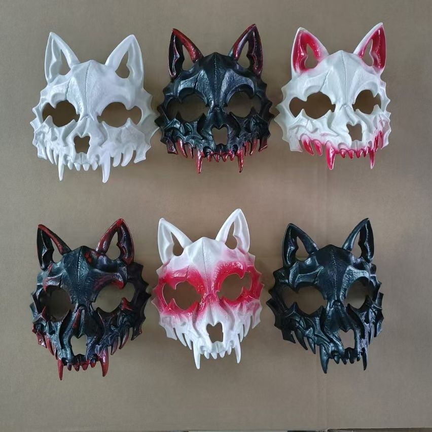 Halloween tiger half-face mask - MERGE.DAY.1.FREESTYLE