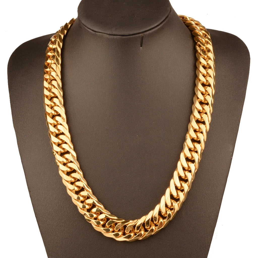 chunky gold necklace - MERGE.DAY.1.FREESTYLE