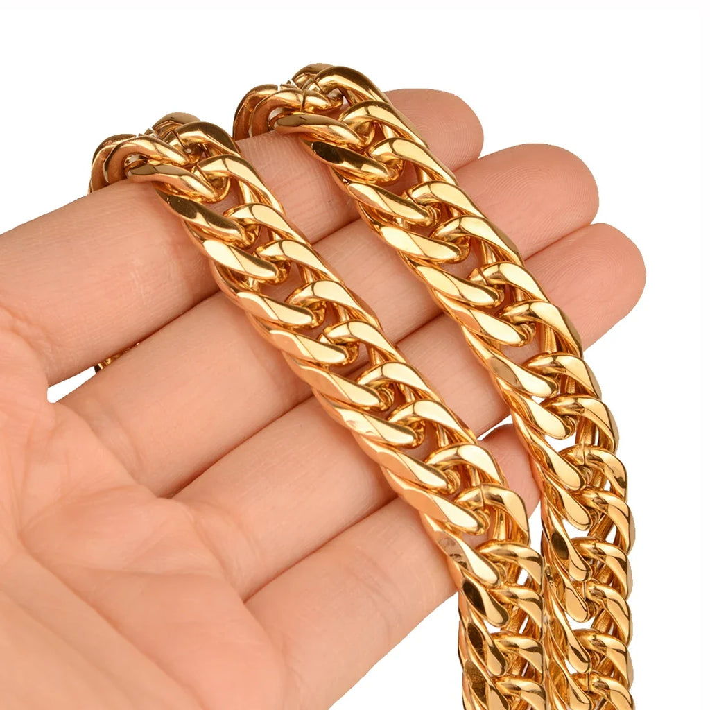 mens gold chain necklace - MERGE.DAY.1.FREESTYLE
