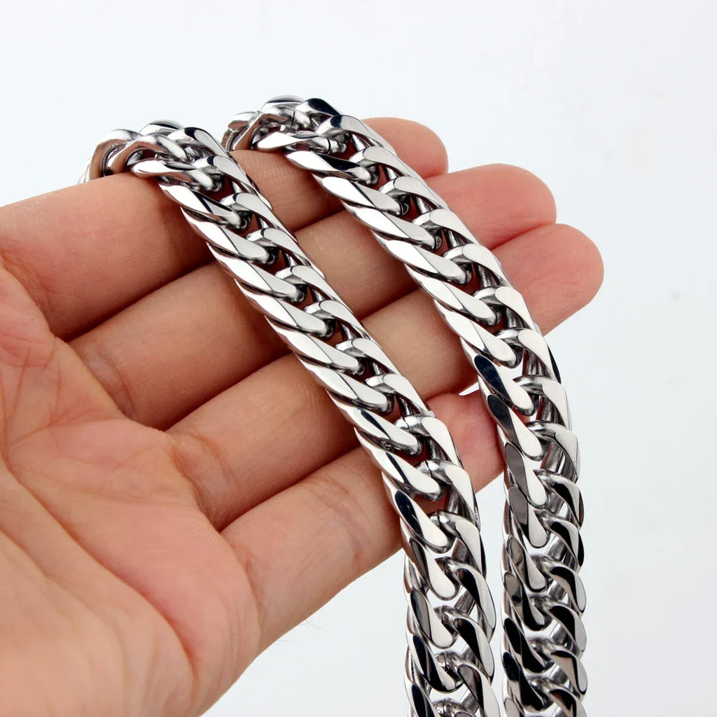 chunky silver necklace - MERGE.DAY.1.FREESTYLE