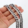 chunky silver necklace - MERGE.DAY.1.FREESTYLE