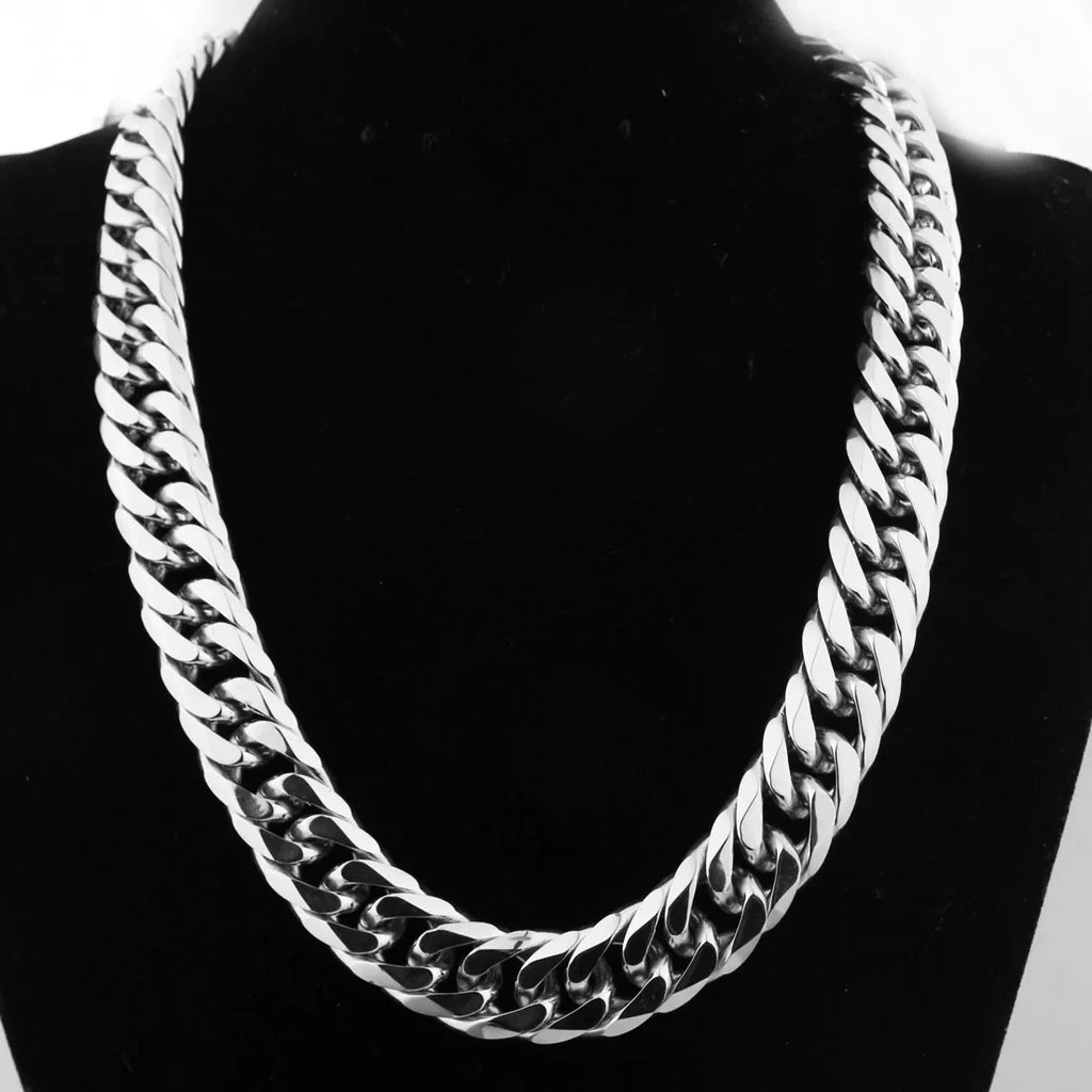 chunky silver necklace - MERGE.DAY.1.FREESTYLE