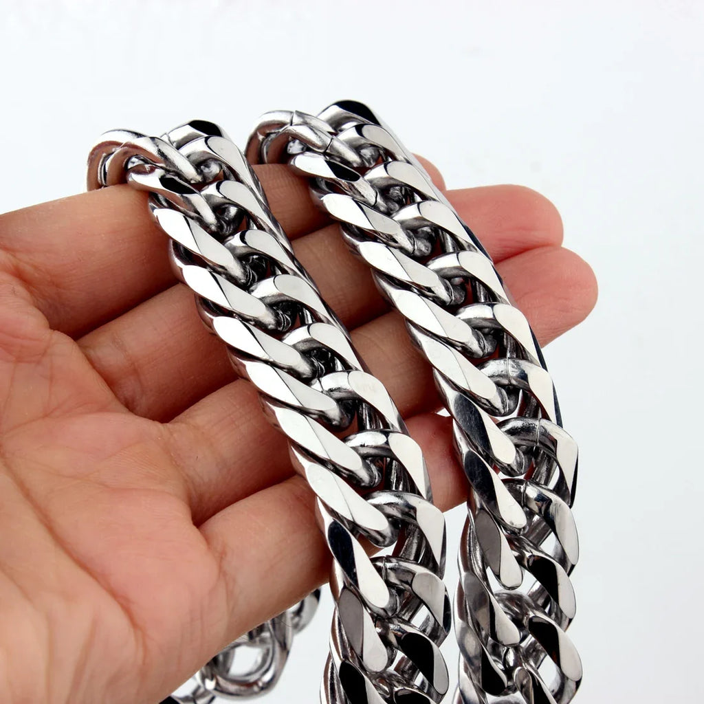chunky silver necklace - MERGE.DAY.1.FREESTYLE