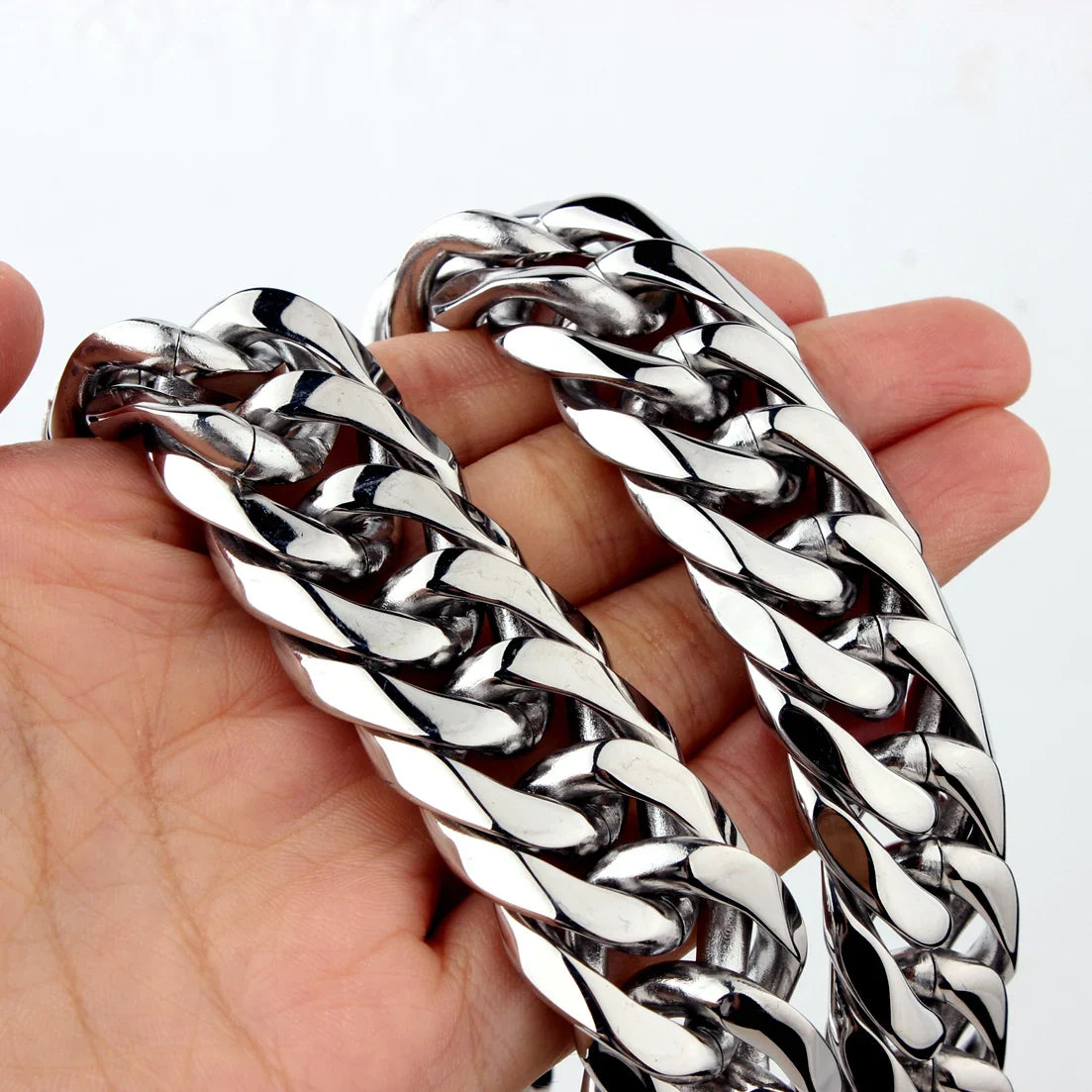 chunky silver necklace - MERGE.DAY.1.FREESTYLE