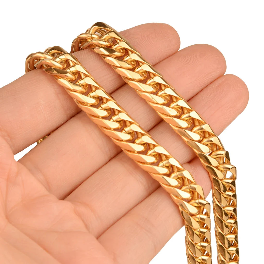 chunky gold necklace - MERGE.DAY.1.FREESTYLE