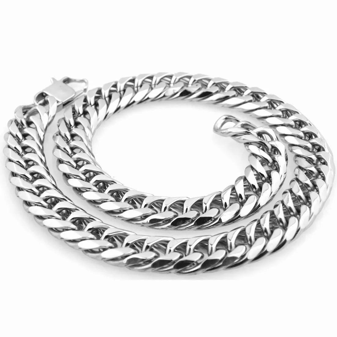 chunky silver necklace - MERGE.DAY.1.FREESTYLE