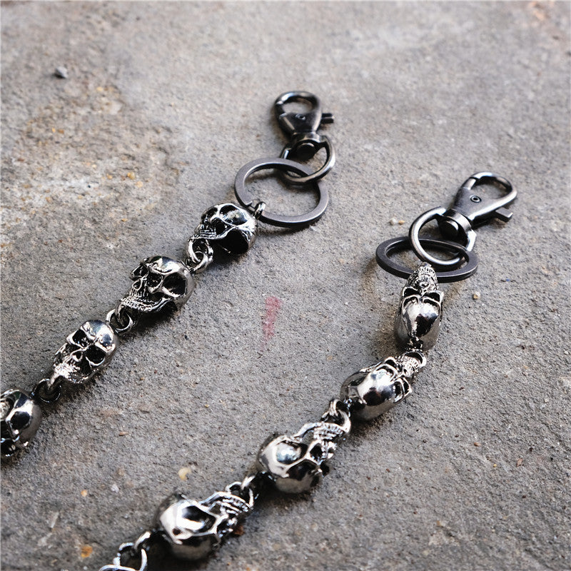 Skull head big ghost head dark hip-hop personality waist Pants Chain - MERGE.DAY.1.FREESTYLE
