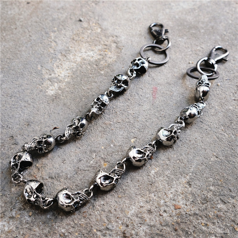 Skull head big ghost head dark hip-hop personality waist Pants Chain - MERGE.DAY.1.FREESTYLE