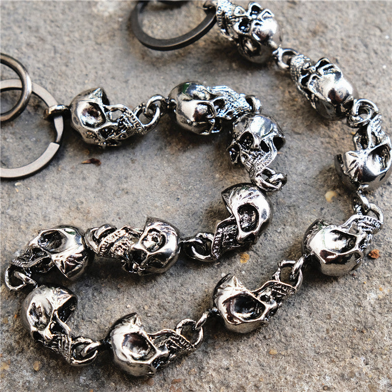 Skull head big ghost head dark hip-hop personality waist Pants Chain - MERGE.DAY.1.FREESTYLE