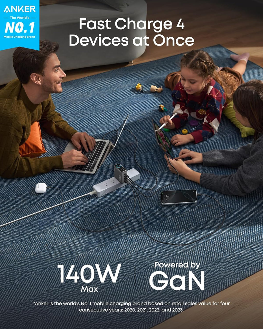 Anker Laptop Power Bank (25K, 165W, Built-In and Retractable Cables) - MERGE.DAY.1.FREESTYLE