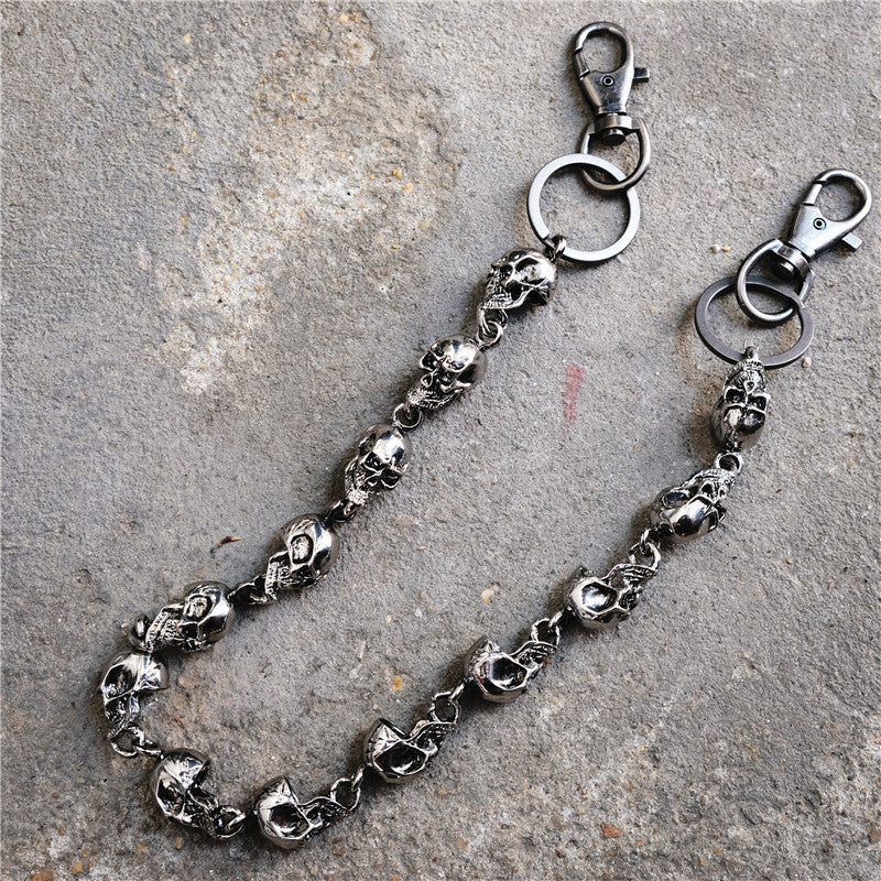 Skull head big ghost head dark hip-hop personality waist Pants Chain - MERGE.DAY.1.FREESTYLE