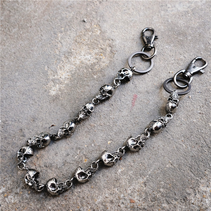 Skull head big ghost head dark hip-hop personality waist Pants Chain - MERGE.DAY.1.FREESTYLE