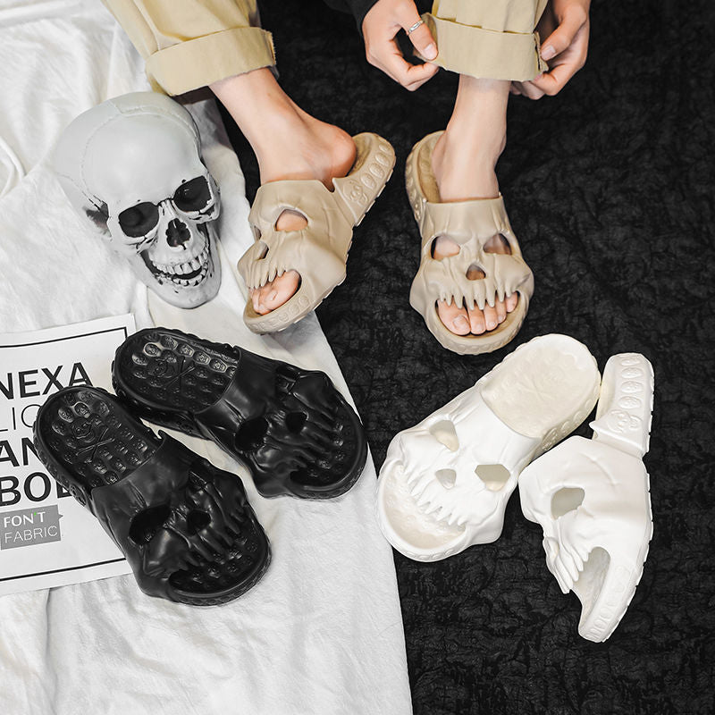 Halloween skull slippers - MERGE.DAY.1.FREESTYLE