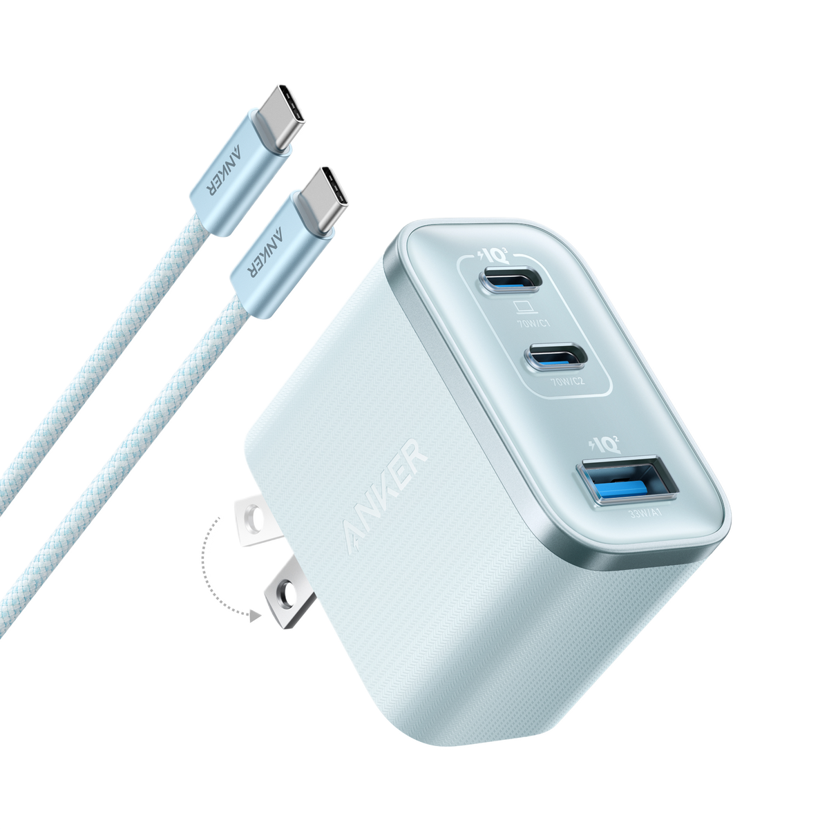 Anker Nano Charger (70W, 3 Ports) - MERGE.DAY.1.FREESTYLE